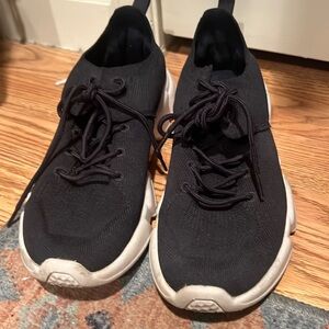 Talbots Running Shoes Navy Blue White Sole Size 9.5